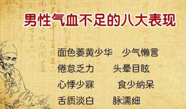 男人气血不足的症状