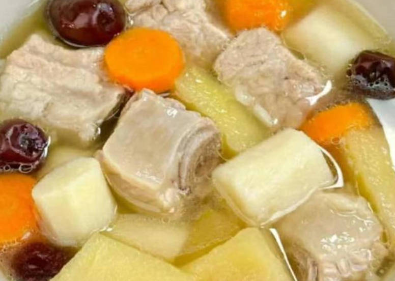 补气血食疗之山药苹果排骨汤
