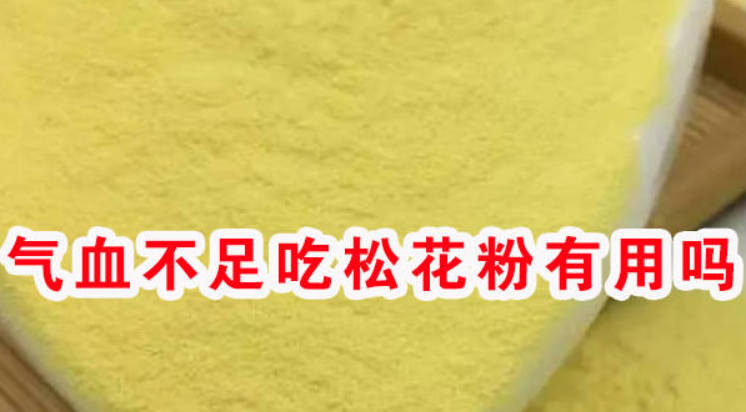 气血不足吃松花粉有用吗？没有它补气血效果好！